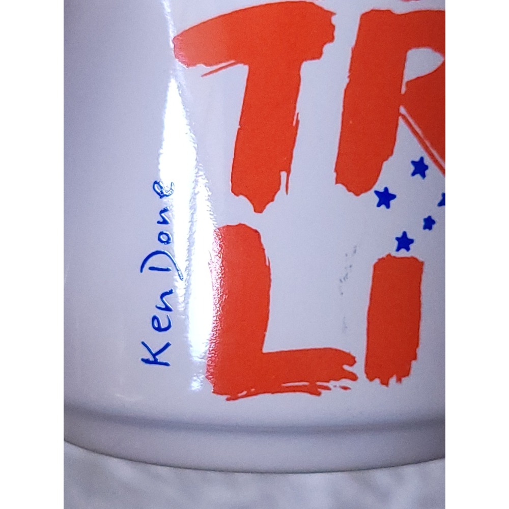Vtg 1983 Australia Ken Done Coffee Mug Set Ink Group 80s Art Pottery 2pc orange - Picture 10 of 10